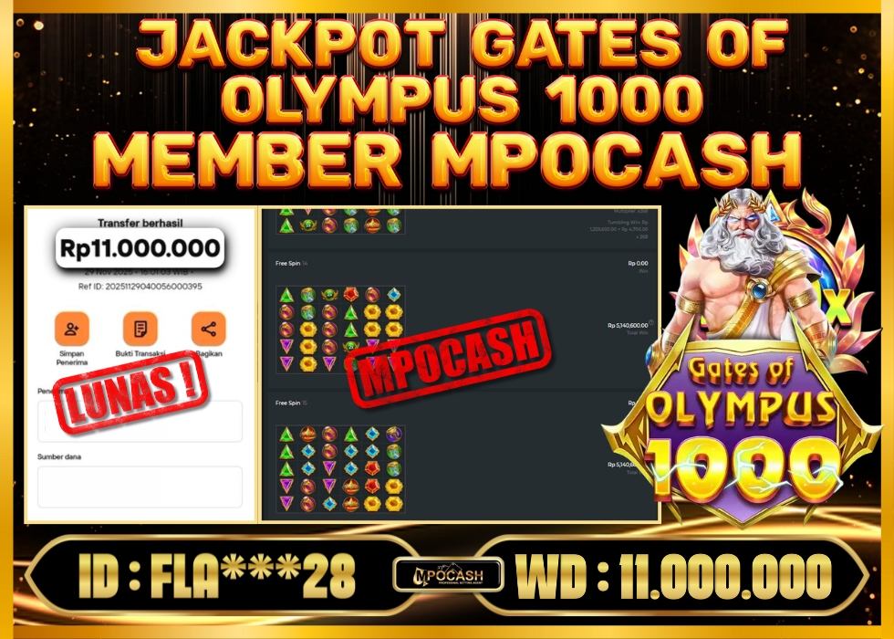 MPOCASH JACKPOT GATES OF OLYMPUS